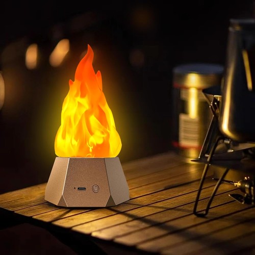 Lampada fuoco finto - lampada, con