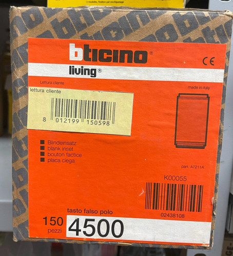 Bticino 4500 coprifori - bticino, pz.