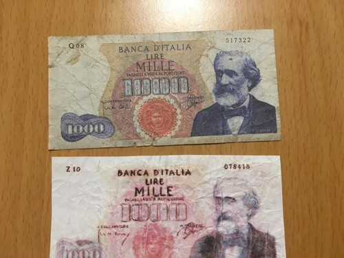 Rare banconote falsi epoca - rare, d'