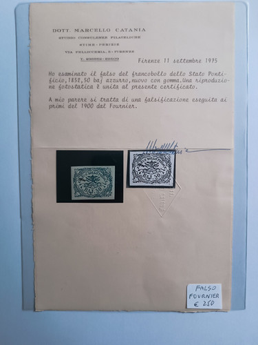 Antichi stati pontificio 1852 - pontificio,