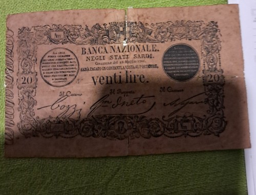 Lire 1866 banca nazionale - 20,