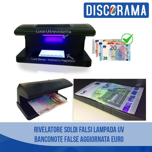 Rivelatore soldi falsi - rivelatore, lampada