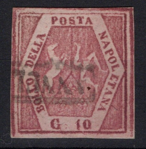 Napoli 1858 falso per - 1858, posta