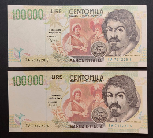 Falso epoca 100000 lire - falso, d'
