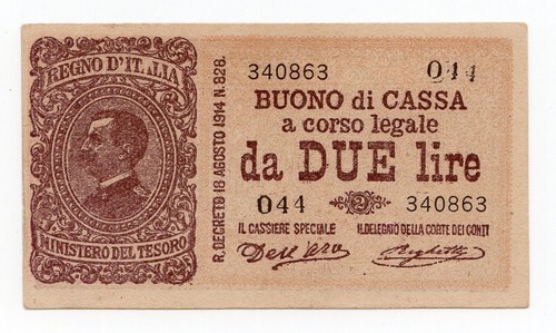 Lire buono cassa effige - cassa,